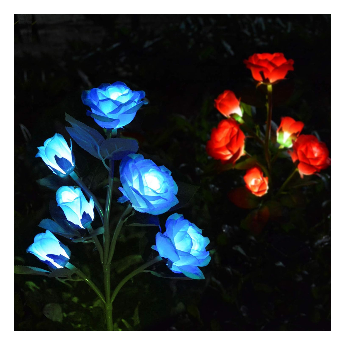 Luces Solares para Jardín de Rosas